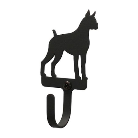 Village Wrought Iron Village Wrought Iron WH-244-S Small Wall Hook - Boxer - Black WH-244-S